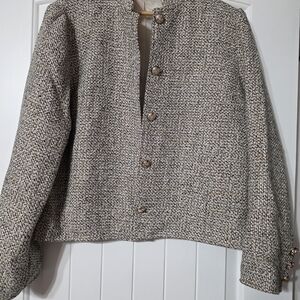 Women's Textured Gray Jacket